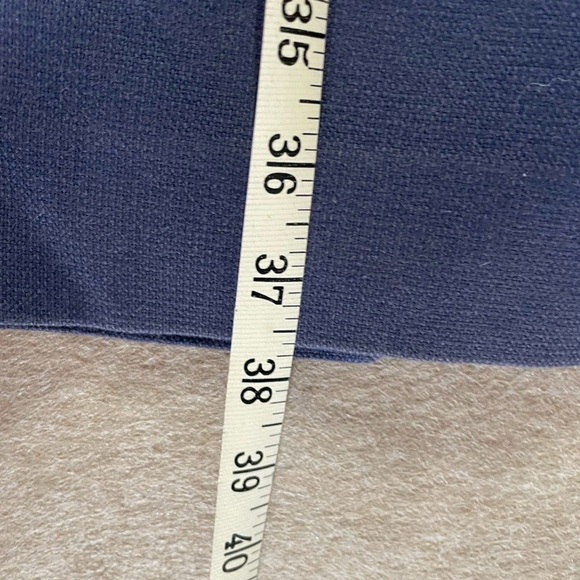 Ann Taylor Navy and Beige Midi Dress, perfect for spring, - Picture 6 of 7